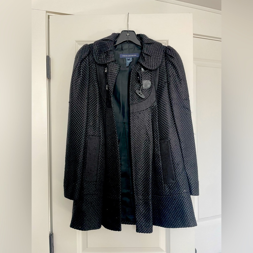 French Connection Black Coat